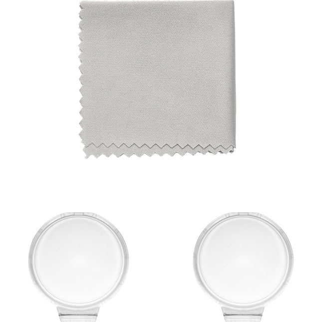 DJI Protectores Transparentes para Lentes Osmo 360 con Vidrio Multicapa y Paño de Limpieza