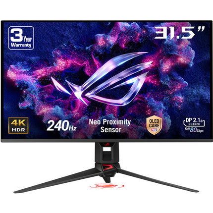 ASUS Republic of Gamers Swift OLED PG32UCDMR Monitor Gaming 31.5" 4K UHD 240 Hz HDR10