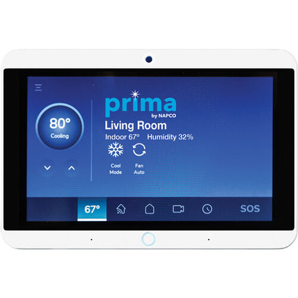 Prima by Napco PP1V Panel Super Táctil 7" Wi-Fi 1024x600 Cámara 2MP Exterior y Videoportero Wi-Fi