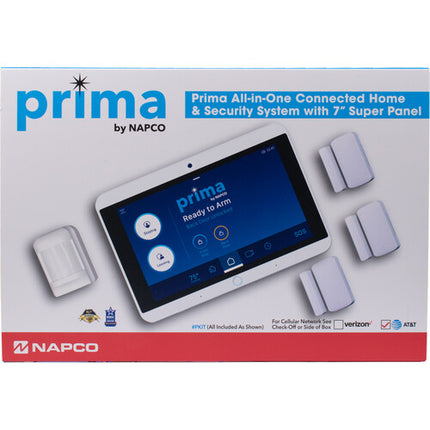 Prima by Napco PKIT1V Sistema Wi-Fi Todo en Uno con Pantalla 7" Cámara 2MP Exterior