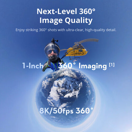 DJI Osmo 360 Cámara de Acción 8K30 1" Sensor Combo Aventura