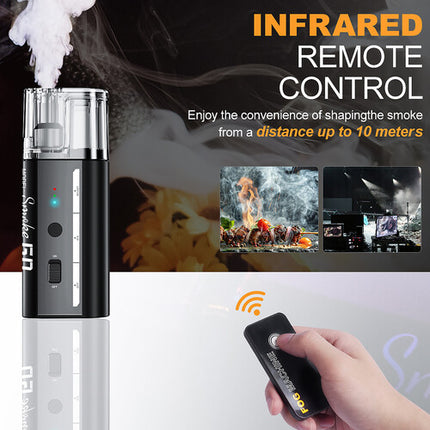LENSGO SMOKE GO Máquina de Humo Portátil 30W Batería Recargable 25 Minutos de Niebla
