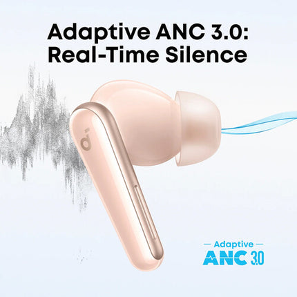 Soundcore by Anker Liberty 5 Auriculares Inalámbricos con Cancelación de Ruido y Dolby Audio 48 Horas Reproducción Rosa