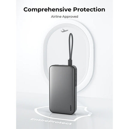 AUKEY PBY48 Spark Sling Power Bank 20000mAh Carga 130W USB-C Integrado Blanco