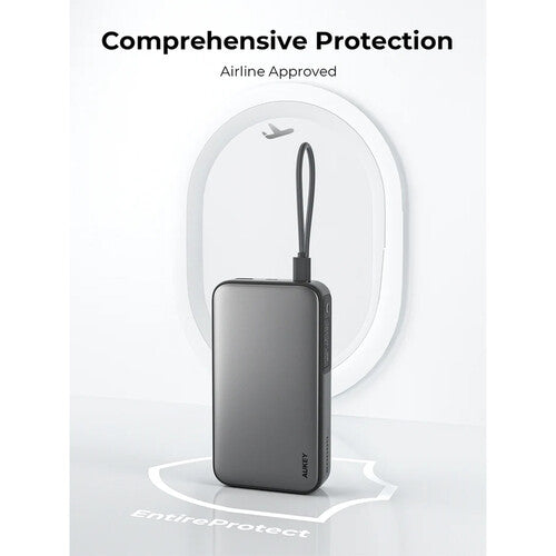 AUKEY PBY48 Spark Sling Power Bank 20000mAh Carga 130W USB-C Integrado Blanco