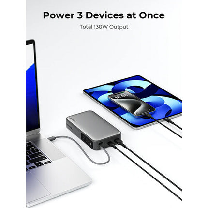 AUKEY PBY48 Spark Sling Power Bank 20000mAh Carga 130W USB-C Integrado Blanco