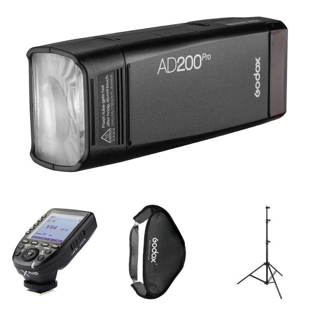 Godox BOORAY Kit para Olympus y Panasonic Luz Led Softbox 31.5x31.5 y Soporte 9.5 pies