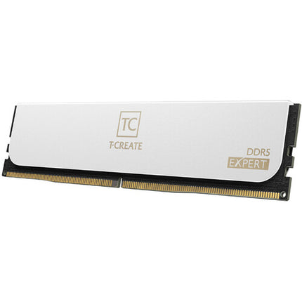 TEAMGROUP 128GB T-Create Expert DDR5 6400 MHz Memoria UDIMM Blanco 2x64GB