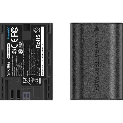 SmallRig E6P-BR26 Kit Baterías para cámaras Canon con cargador USB y pantalla inteligente