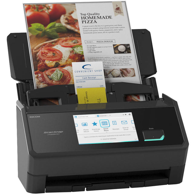 Ricoh ScanSnap iX2500 Escáner con 600 dpi 45 ppm y ADF 100 hojas