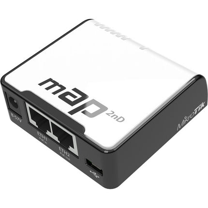 MikroTik mAP Punto de Acceso Wi-Fi 2.4 GHz 300 Mb/s PoE