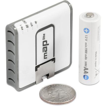MikroTik mAP lite Punto de Acceso Wi-Fi 2.4 GHz 300 Mb/s PoE