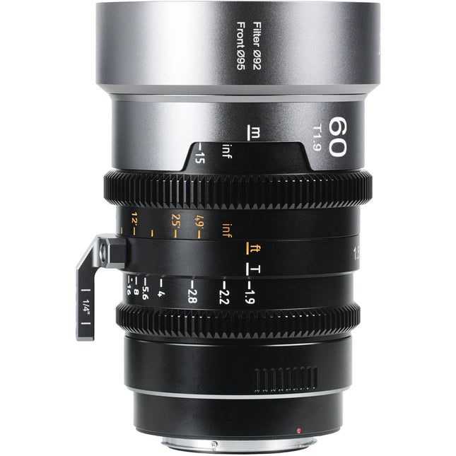 Sirui IronStar 60mm T1.9 Lente Anamórfico Full-Frame 46mm Circulo de Imagen