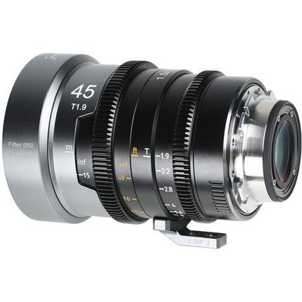 Sirui IronStar 45mm T1.9 Lente Anamórfico 1.5x Full Frame con Montura ARRI PL Canon EF y Flares Neutrales