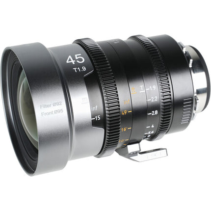 Sirui IronStar 45mm T1.9 Lente Anamórfico 1.5x Full Frame con Montura ARRI PL Canon EF y Flares Neutrales