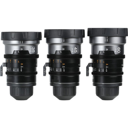 Sirui IronStar Set de lentes anamórficos full-frame 35 45 60mm T1.9 PL EF