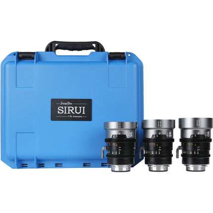 Sirui IronStar Set de lentes anamórficos full-frame 35 45 60mm T1.9 PL EF