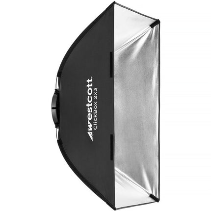 Westcott ClickBox Softbox para iluminación suave 2x3 pies Bowens S Mount