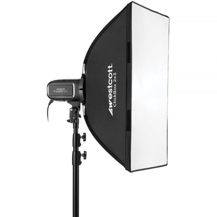 Westcott ClickBox Softbox para iluminación suave 2x3 pies Bowens S Mount