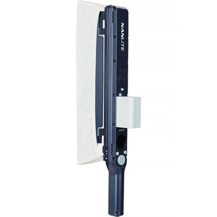Nanlite wand luz LED RGB 1.6 pies 4020 Lux CRI 95 con barndoors y difusor