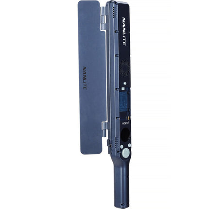 Nanlite wand luz LED RGB 1.6 pies 4020 Lux CRI 95 con barndoors y difusor