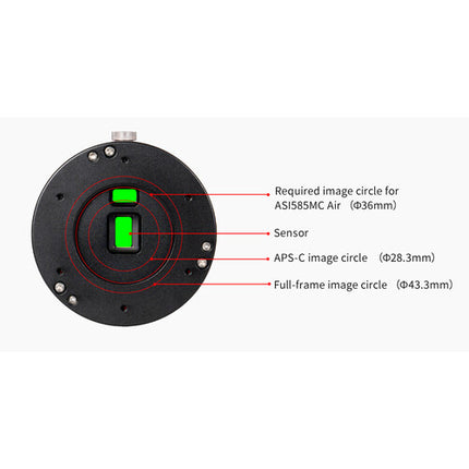 ZWO ASI585MC Air Cámara Astronómica Inalámbrica 8.3MP Sensor CMOS 256GB almacenamiento