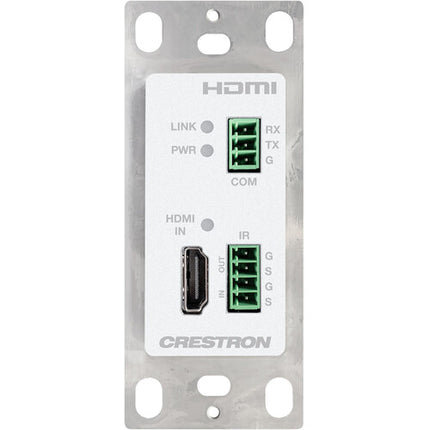 Crestron DM Essentials 4K60 Emisor de Pared HDMI Extensión 130' Blanco