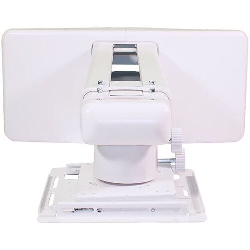 Soporte de pared telescópico Optoma para proyectores de tiro corto blanco ajustable con gestión de cables