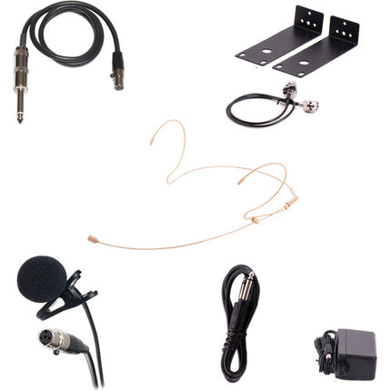 CAD WX1800BP Sistema de Micrófono Inalámbrico Lavalier Headset Cable Guitarra 100 Frecuencias UHF