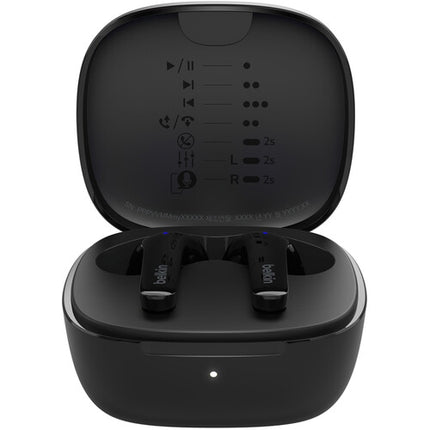 Belkin SoundForm Motion 2 Auriculares Inalámbricos True Wireless 12mm Drivers Cancelación de Ruido 33h Uso