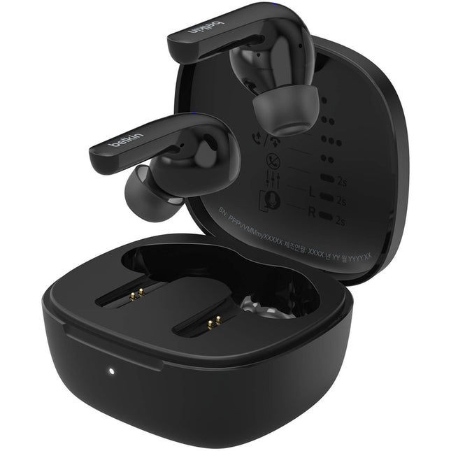 Belkin SoundForm Motion 2 Auriculares Inalámbricos True Wireless 12mm Drivers Cancelación de Ruido 33h Uso