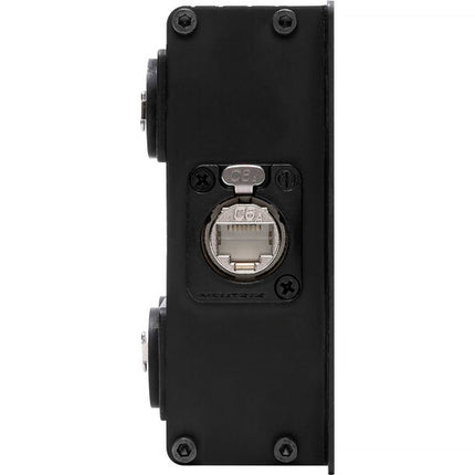 Sescom Caja Extensora de Audio Balanceado Pasiva 4 Canales RJ45 a 2 XLR Macho y 2 Hembra