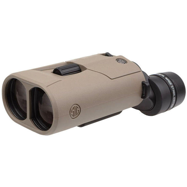 SIG SAUER 20x42 Zulu6 HDX Prismáticos Estabilizados 3.3° FOV IPX7 Resistente con Estuche y Correa