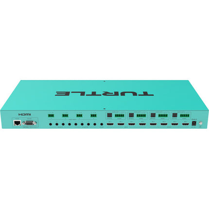 Turtle AV 4x4 4K60 Video Wall Matrix Multiviewer con 4 Entradas HDMI 2.0