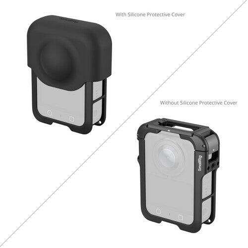 SmallRig Jaula para Cámara DJI Osmo 360 Ultraligera 1.7 oz con Protector de Silicona