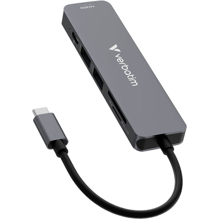Verbatim Essentials Hub USB-C 3.2 Gen 1 6 Puertos Power Delivery 100W UHD 4K