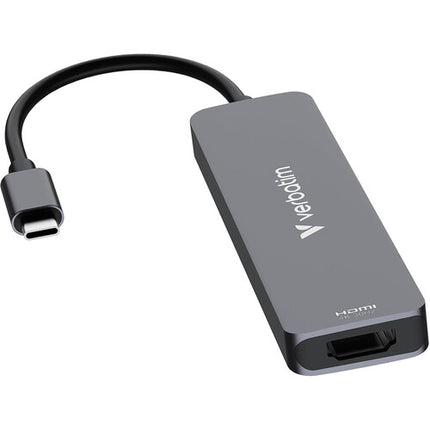 Verbatim Essentials Hub USB-C 3.2 Gen 1 6 Puertos Power Delivery 100W UHD 4K