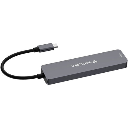 Verbatim Essentials Hub USB-C 3.2 Gen 1 6 Puertos Power Delivery 100W UHD 4K