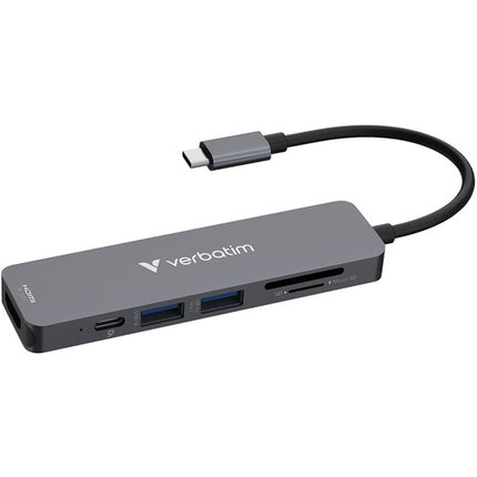 Verbatim Essentials Hub USB-C 3.2 Gen 1 6 Puertos Power Delivery 100W UHD 4K