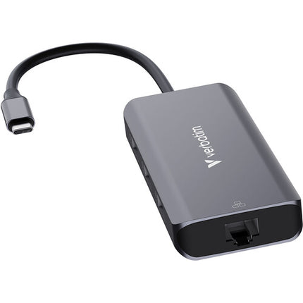 Verbatim Essentials Hub USB-C 3.2 Gen 1 6 Puertos RJ45 HDMI 4K 100W