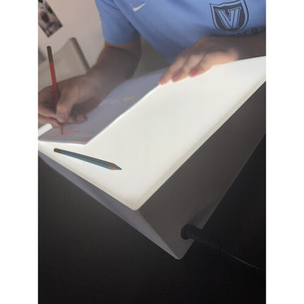 Porta-Trace Gagne Caja de Luz LED Blanca Inclinada Plástico ABS 11x18 con Regulador