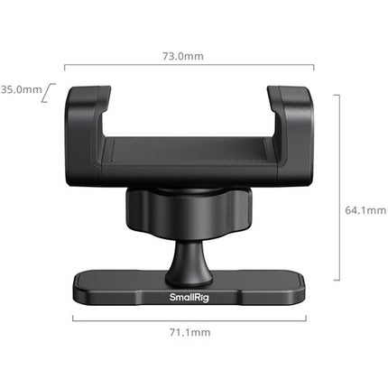 SmallRig Soporte para Smartphone con Pinza Ajustable 2.2-4.1 pulgadas y Cabeza 360°