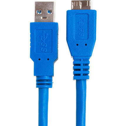 Hosa Technology Cable USB 3.1 Gen 1 Tipo A a Micro B 6 pies 5 Gb/s tasa de transferencia enchufes niquelados
