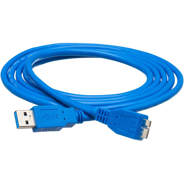 Hosa Technology Cable USB 3.1 Gen 1 Tipo A a Micro B 6 pies 5 Gb/s tasa de transferencia enchufes niquelados