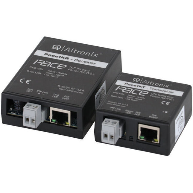 ALTRONIX Pace1KRT Adaptador Ethernet de Largo Alcance 3280 pies 1080p PoE