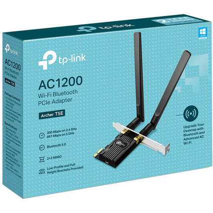 TP-Link Archer T5E Adaptador PCIe Wi-Fi 5 Dual Band 1167 Mb/s Bluetooth 5.0