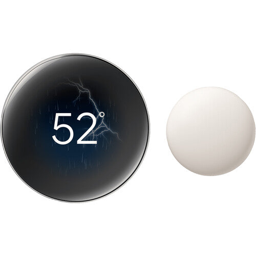 Termostato inteligente Google Nest 4ª Gen con sensor 2ª Gen 24V HVAC display cristal grande