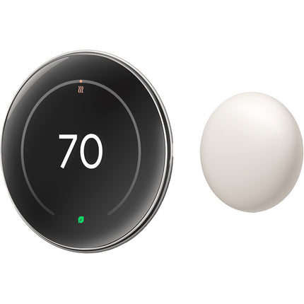 Termostato inteligente Google Nest 4ª Gen con sensor 2ª Gen 24V HVAC display cristal grande