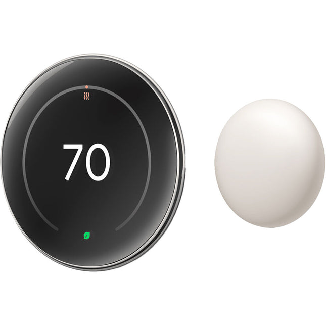 Termostato inteligente Google Nest 4ª Gen con sensor 2ª Gen 24V HVAC display cristal grande