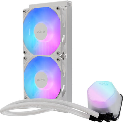 Cooler Master Elite Liquid 240 ARGB Refrigeración Líquida CPU 240mm 2100rpm Blanco